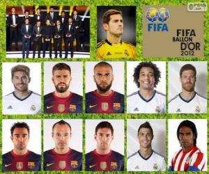 yapboz FIFA / FIFPro World XI 2012